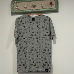 Van Gogh Museum Amsterdam Gray Graphic Short Sleeve T-Shirt Small